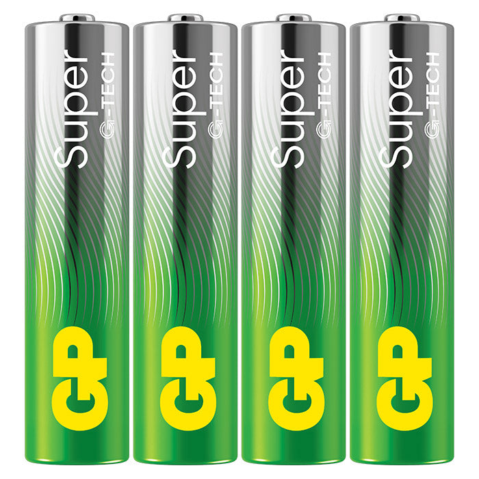 GP Batteries, GP Super Alkaline AAA-batterier 24A/LR03 4-pakning