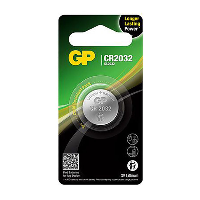 GP Batteries, GP CR2032-batteri 1 stk.