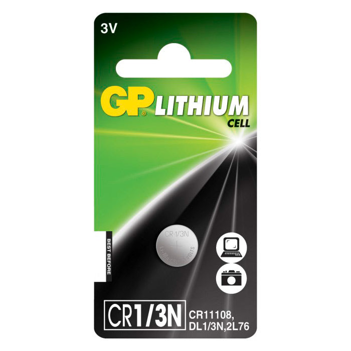 GP Batteries, Gp cr1/3n-c1 Batteri 3 Volt Stk.