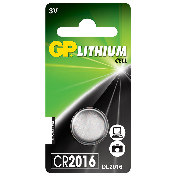 GP Batteries, GP CR2016-batteri, stk.