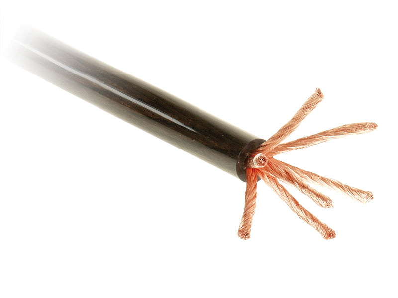 ACV, 20 mm² svart «gummibelegg» 50 m