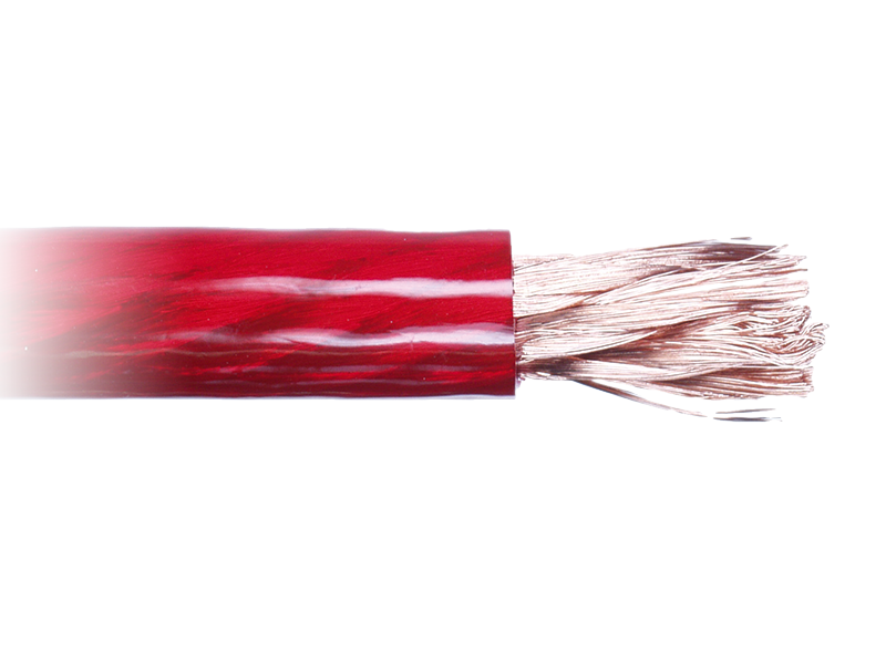 ACV, 50 mm² rød «rubber touch» 15 m