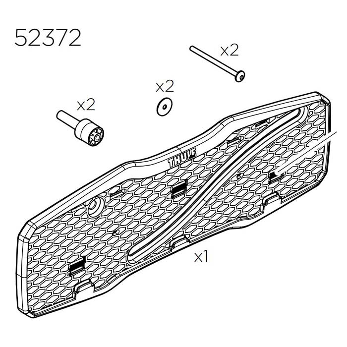 Thule, Nummerplateholder