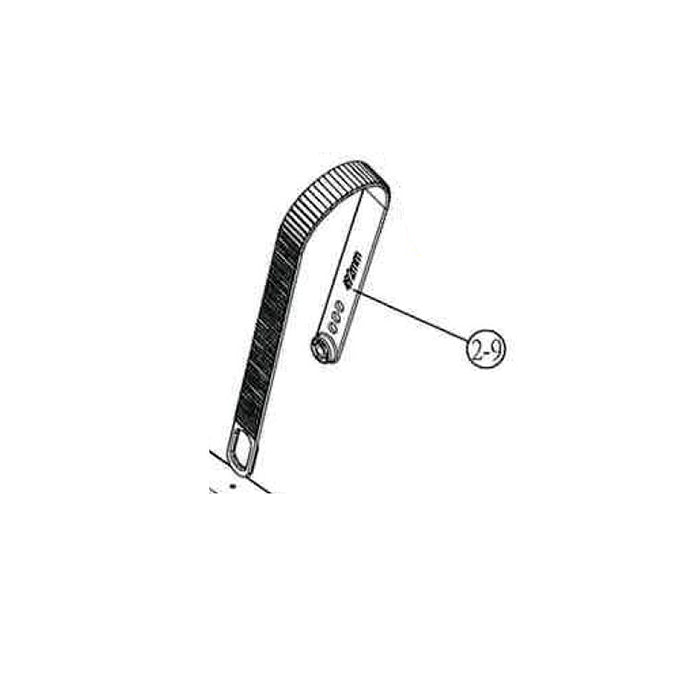 BuzzRack, hjulstropp 492 mm