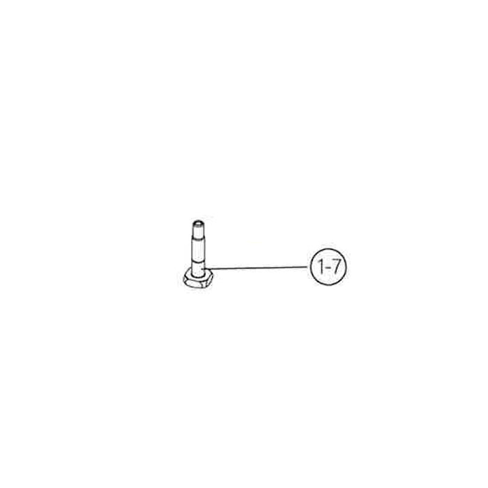 BuzzRack, firkantet hodebolt M10x50 mm