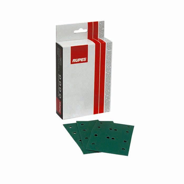 Rupes, HQ400 film slipepapir 80x130 mm 12 hull P360 25 stk.