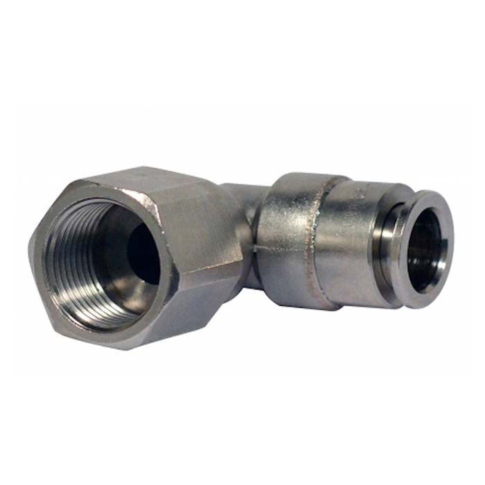 Rupes, pneumatisk L-rørtilkobling 3/8 F for slange Ø:10 mm