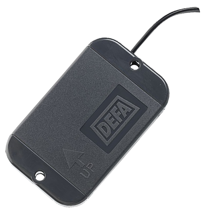 DEFA, mikrobølgesensor M/kort ledning (aus)