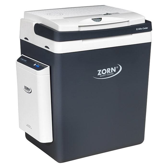 Zorn, 30 L elektrisk kjøleboks 12/230 V inkl. batteri 20,8 Ah