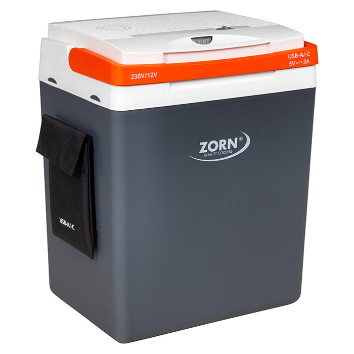 Zorn, 30 L elektrisk kjøleboks 12/230 V og USB-tilkobling