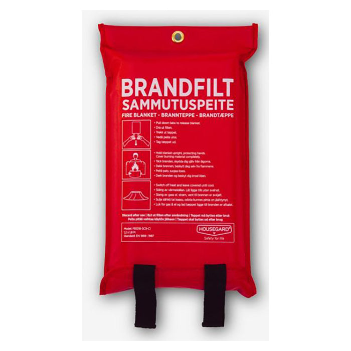 Housegard, brannteppe 120x180 cm Housegard 1 stk. – maks. 550 grader