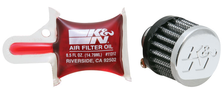 K&N, filter - flensediameter 8 mm