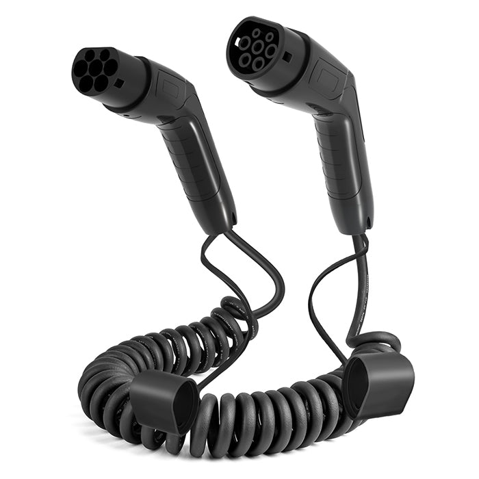 Avant, spiralladekabel Type 2, 16 A, 3-faset, 5 meter