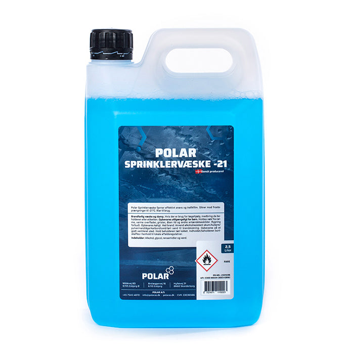 Polar, sprinklervæske –21 grader 2,5 L
