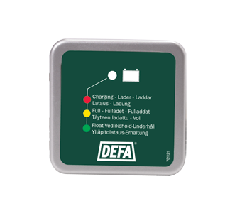 DEFA, LED-skjerm for 1 x 7a /15a Defa-lader
