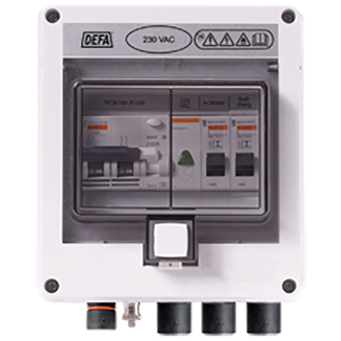 DEFA, El-sentral 230 V AC var. 2 M med bryter