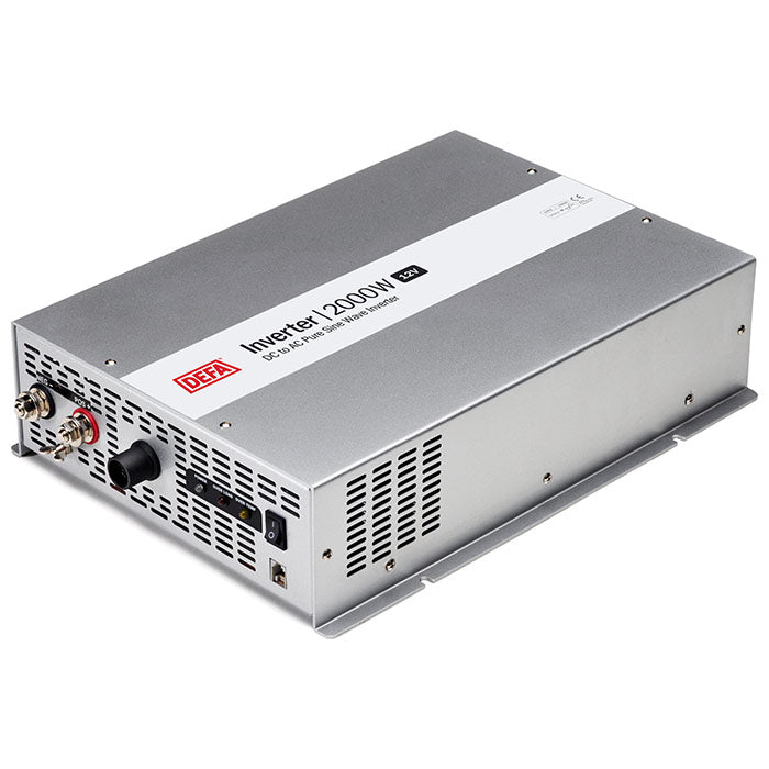 DEFA, inverter 12 V 2000 W, plug-in-støpsel