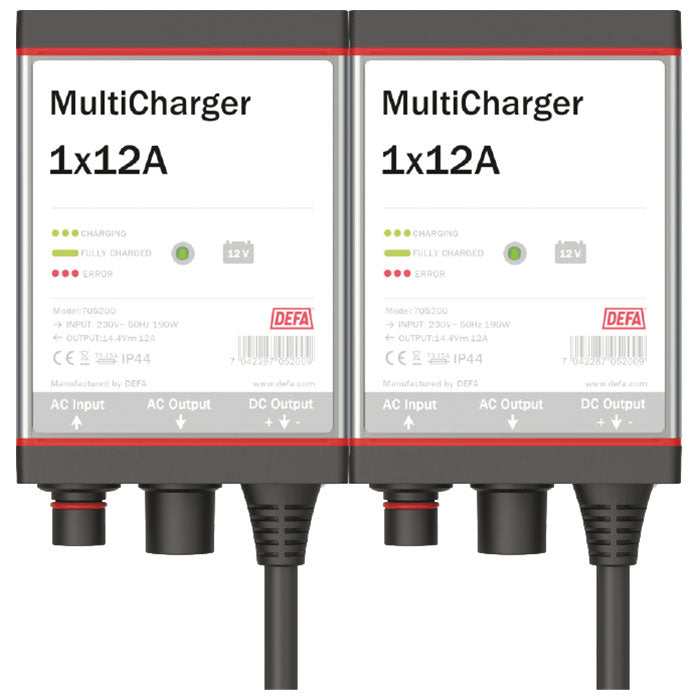 DEFA, Multicharger 12 V 2 × 12 A