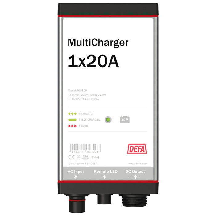 DEFA, Multicharger 12 V 1×20 A