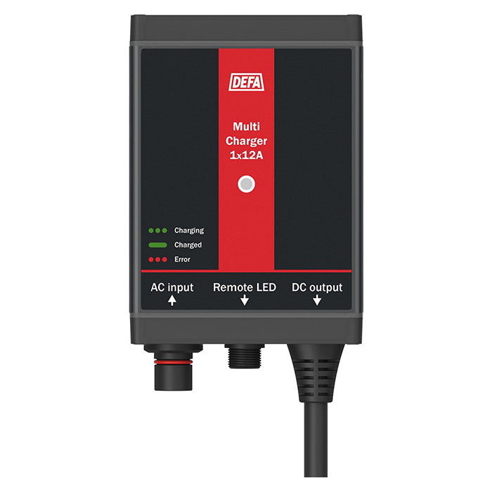 DEFA, Multicharger 1x12A med fjernkontakt