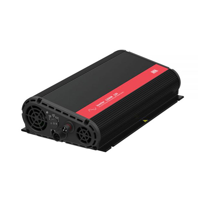 DEFA, inverter 230 VAC 1200 W 12 VDC-plugin M. Automatisk bryter