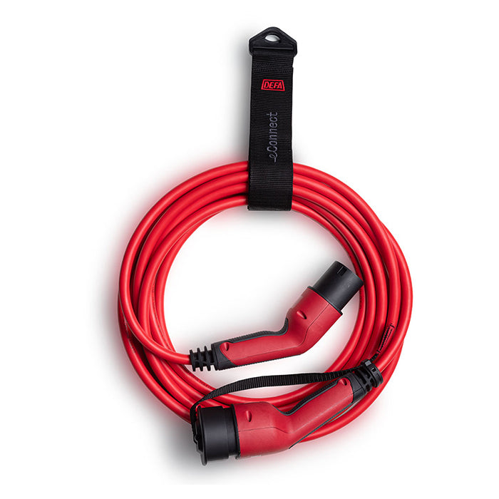 DEFA, Econnect ladekabel MODE3 – T2, 7,5 m, 1-faset 20 A