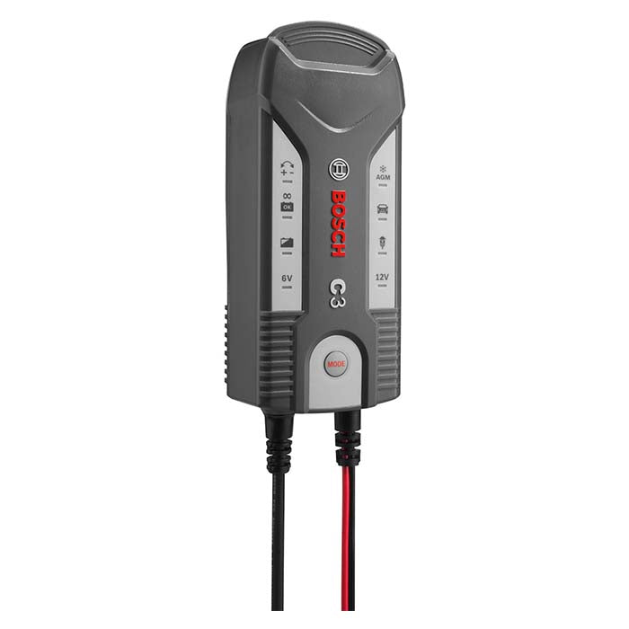 Bosch C3-batterilader for 6/12 V-batterier