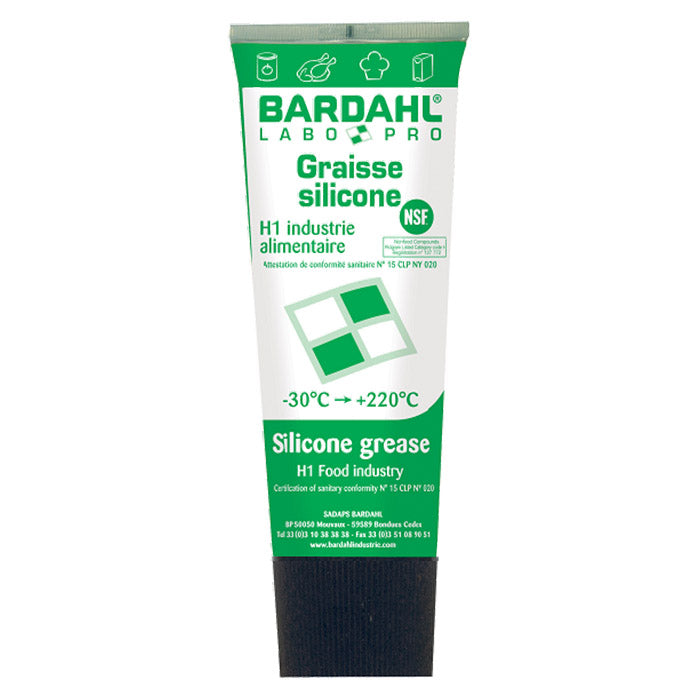 Bardahl, 200 g silikonfett NLGI 2–3 på tube