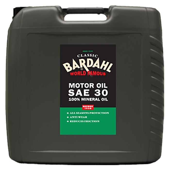Bardahl, 20 l SAE 30 Classic-motorolje av enkelgrad-type