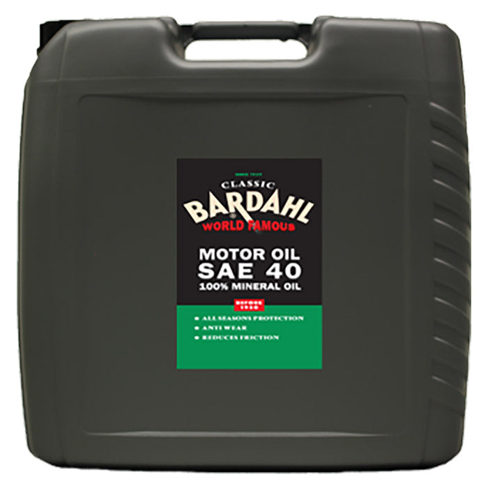 Bardahl, 20 l SAE 50 Classic-motorolje med enkel viskositet