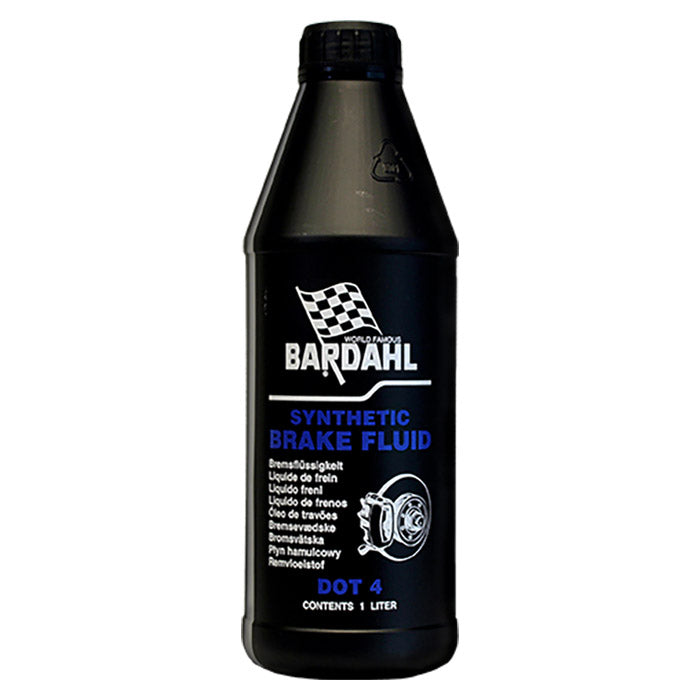 Bardahl, 1 l DOT4 syntetisk bremsevæske.
