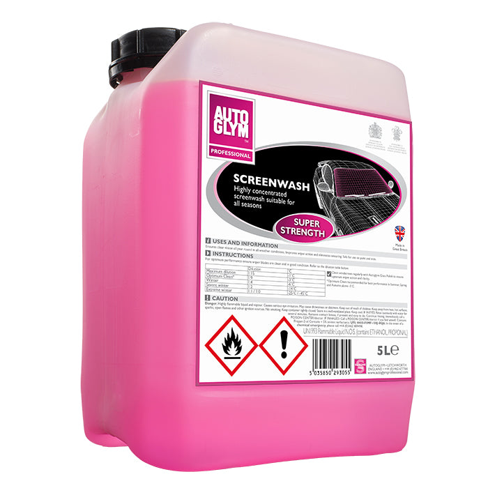 Autoglym, Screenwash Super Strength 5L sprinklervæske konsentrat