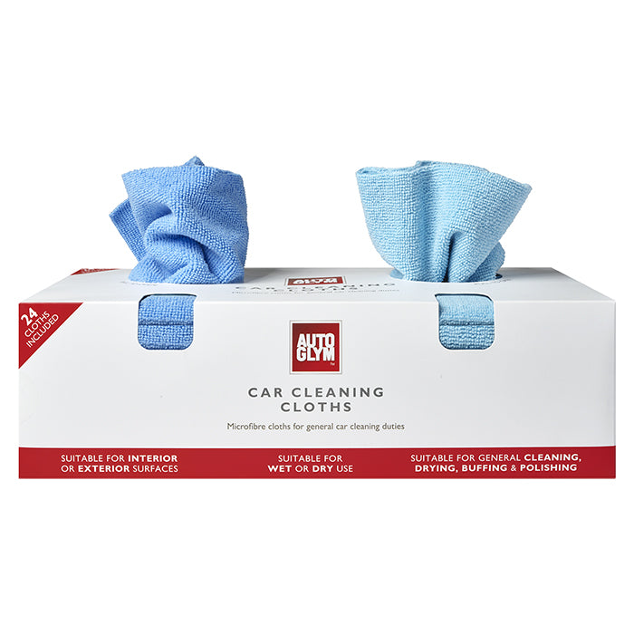 Autoglym-mikrofiberkluter i eske 250 g/m² 32x32 cm (24 stk.)
