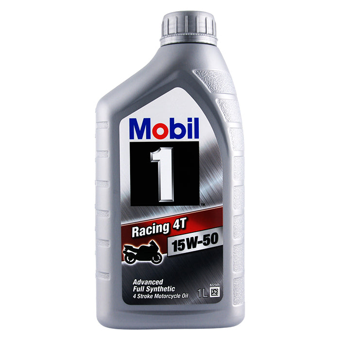 Mobil, 1 RAC4T,1ltr.15W-50 Gsp, Helsyntetisk olje