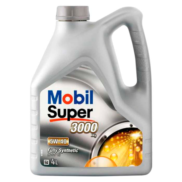 Mobil, Super 3000 5W40 Fullsyntetisk olje, 4 l