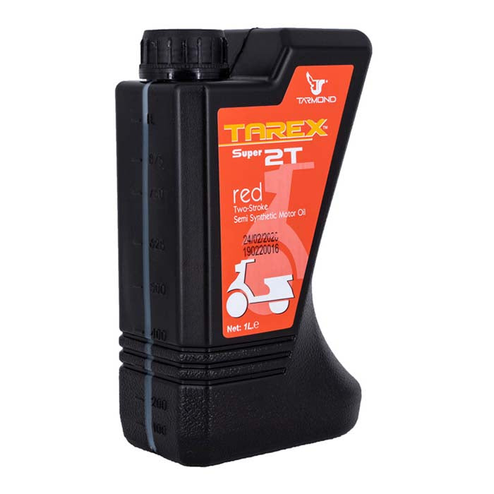 Tarex, 2-taktsolje 1 l, semisyntetisk, rød