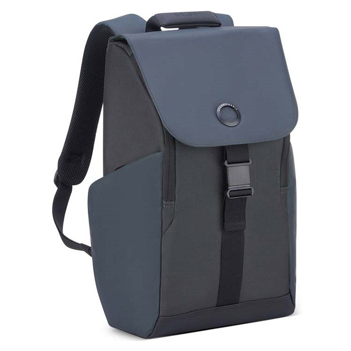 Delsey, Paris Securflap 15,6" Sort Computerrygsæk