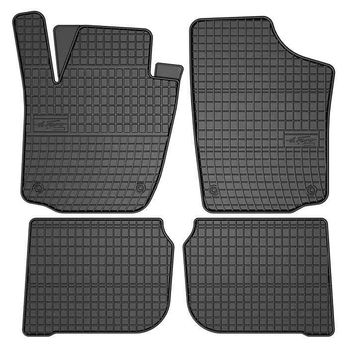 Frogum, gummimatter — passer til Seat Toledo IV / Skoda Rapid 2012–2019