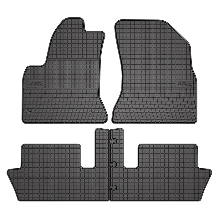 Frogum, gummimatter — passer til Citroën C4 Picasso I flerbruksbil 2006–2013
