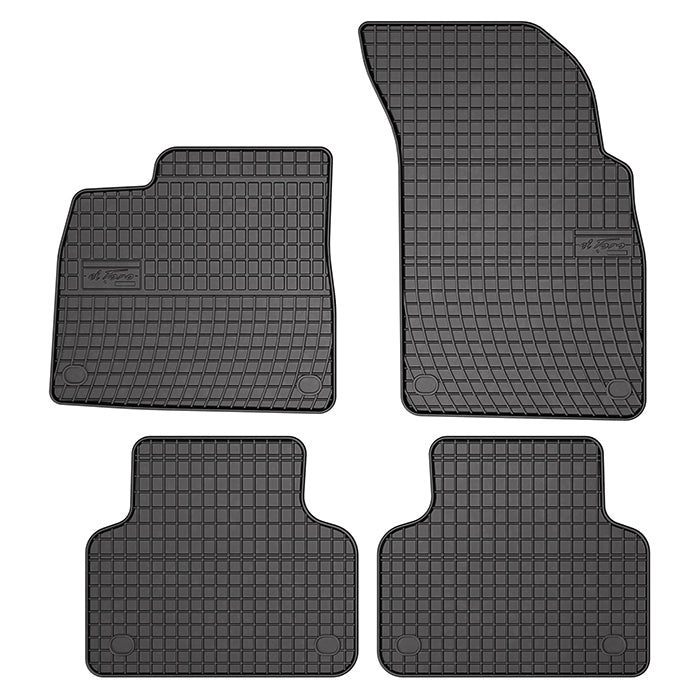 Frogum, gummimatter – passer til Audi Q7 II SUV / 1. + 2. seterad, 2015–