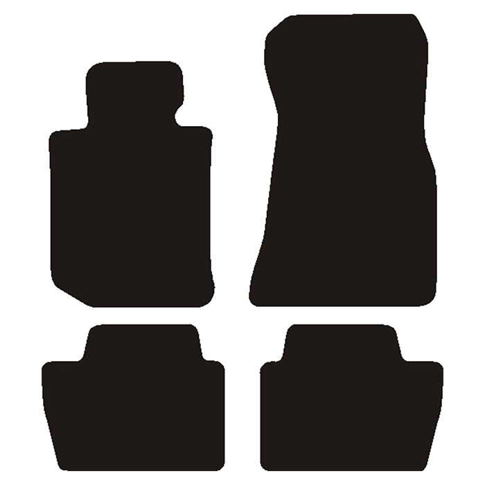 Front, velourmatter — passer til BMW 4-serie Coupé (G22) 2020-