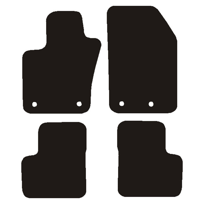 Foran, matter – passer til Fiat 500X 2015–
