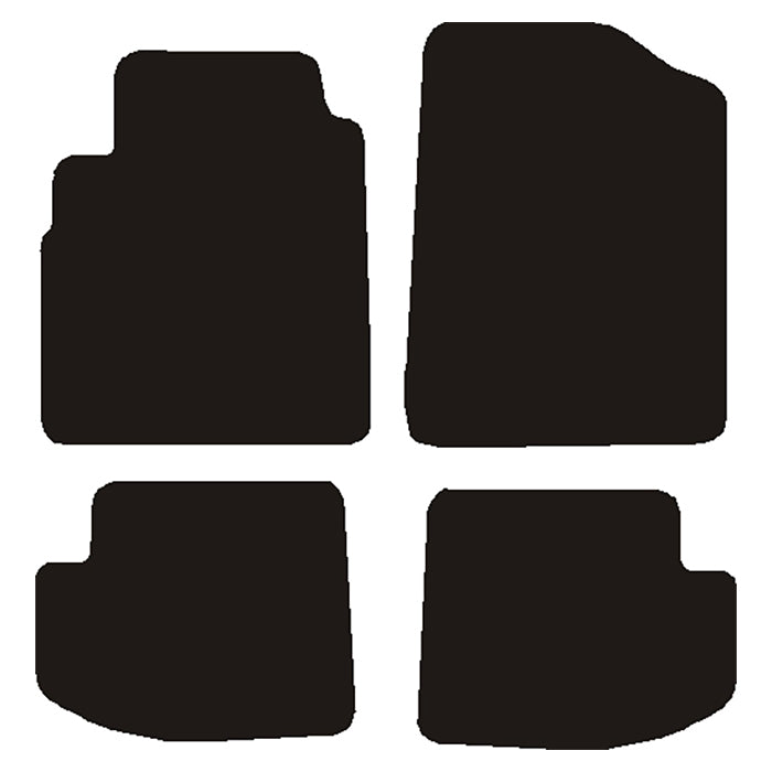 Foran, matter – passer til Toyota Yaris 3-dørs 2003–2006