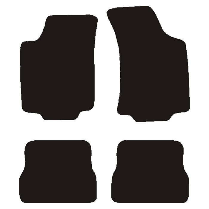 Floorline, matttesett — passer til VW Golf III 1992–1997
