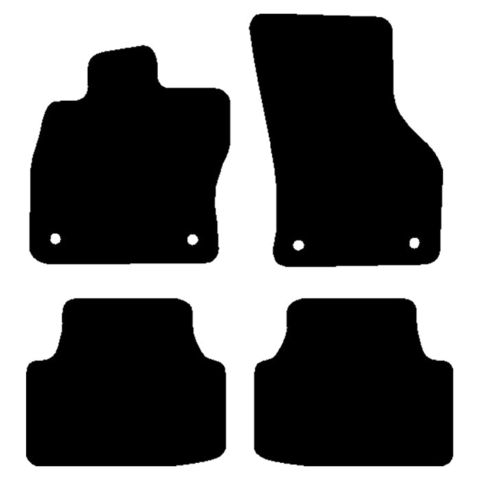 Gulvmatter foran — Passer til VW Golf 8 Variant 2020-