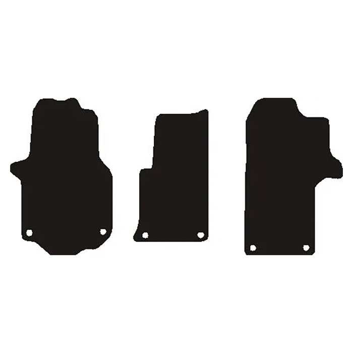 Avant-bilmåtter til VW Crafter og MAN TGE 10/2017 1+ dobbeltsete