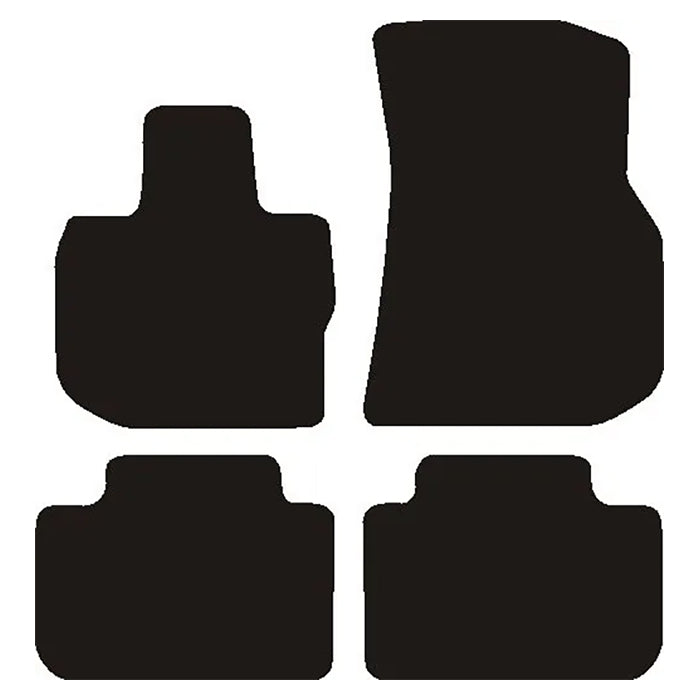 Avant bilmatter i velur — Kompatibel med BMW X3 / X4 / iX3 (G01 / G02 / G08) 2021-