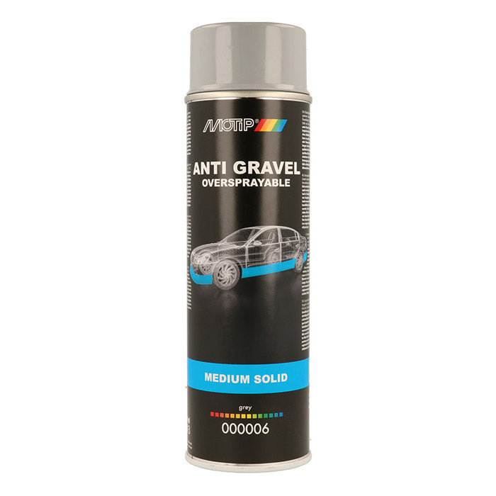 Motip, grå steinsprutbeskyttelse, spray 500 ml.