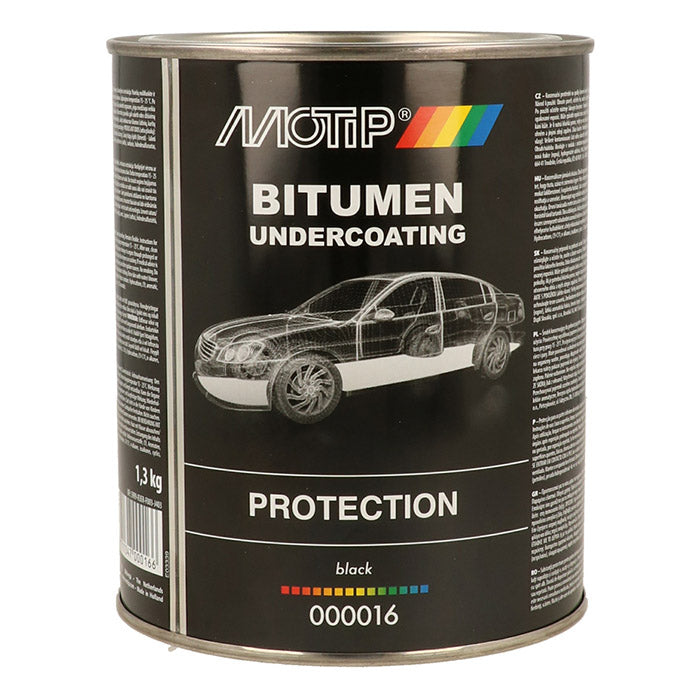 Motip, sort understellsbeskyttelse, boks 1,3 kg