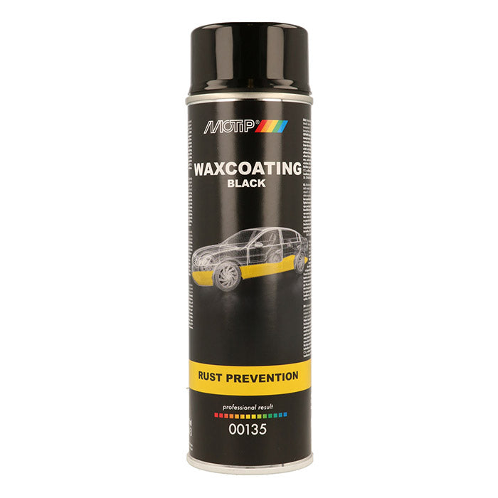 Motip, voksbasert rustbeskyttelse, sort 500 ml.